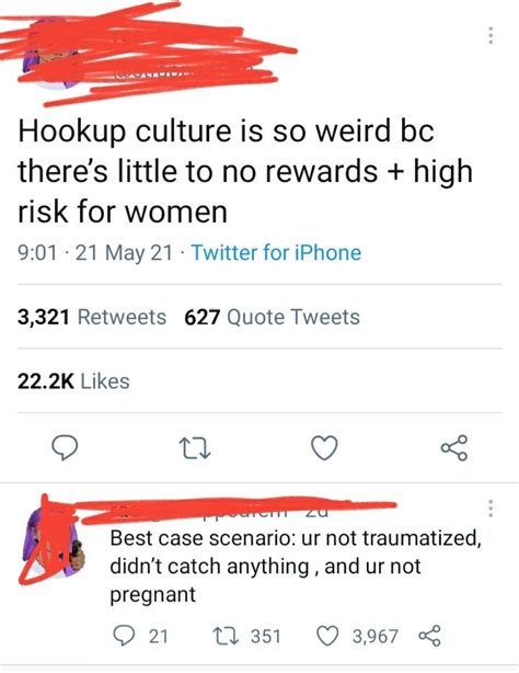 the replies to this tweet of women agreeing that casual sex is