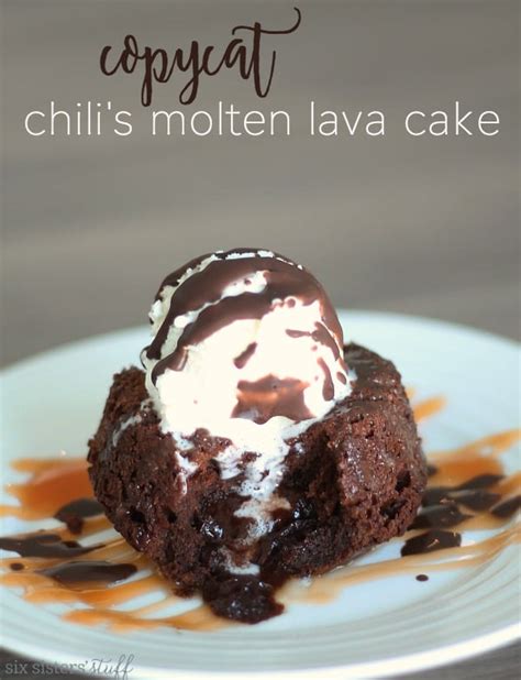 copycat chilis molten lava cake recipe  sisters stuff bloglovin