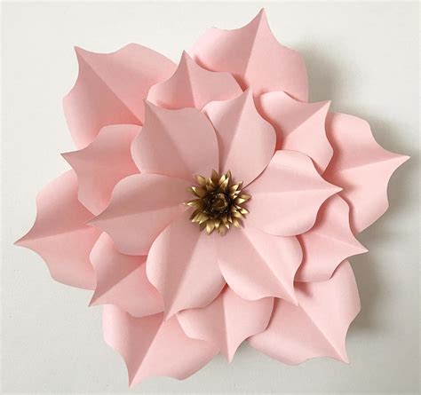 petal  paper flower template digital version original