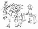 Colorear Orquestas Orquesta Clarinet Instrumentos sketch template
