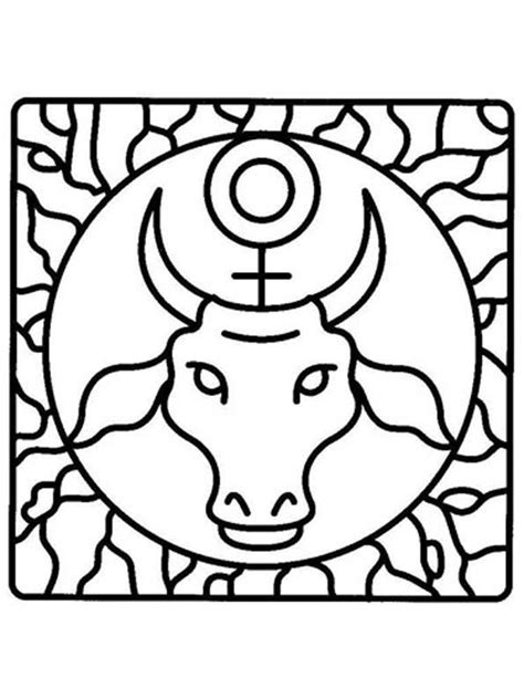 signs   zodiac coloring pages    print