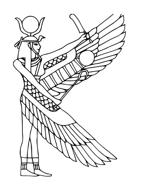 egyptian  coloring pages home design ideas