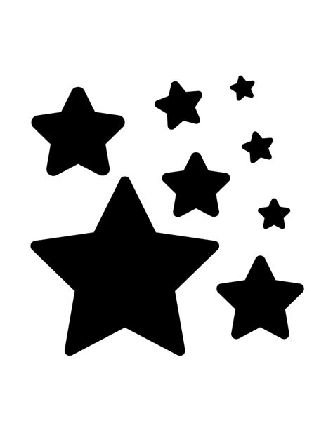 star silhouette icon royalty  vector image vrogueco