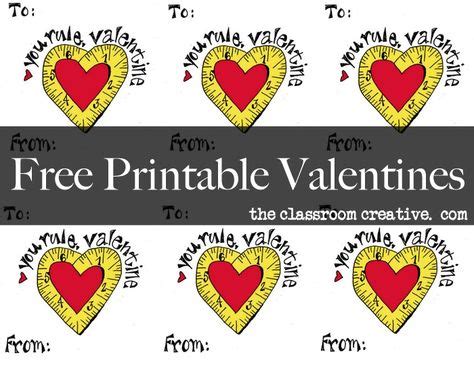 printable valentines  rule color cover valentines printables