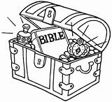 Treasure Bible Coloring Chest Heaven Hidden Pages Treasures Open Drawing Box Colouring Kids Crafts School Pirate Sunday Story Google Church sketch template
