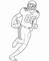 Player Nfl Coloring Pages Football Printable Color Getcolorings Print Colo sketch template