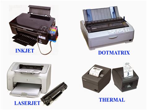 printer pengertian fungsi  macam macam jenis printer imagesee