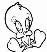 Tweety Coloring Pages Baby Bird Cute Print Printable Color Kids Birthday Library Clipart Getcolorings Cartoons Popular Colouring Coloringhome Coloringkidz Comments sketch template