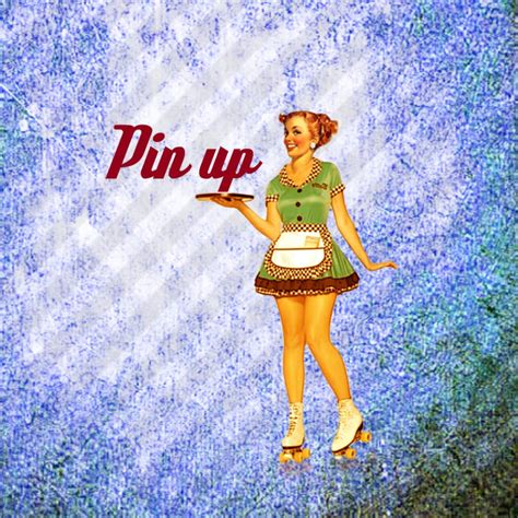 pin up clip art pin up waitress retro 50 s pin up girl etsy canada