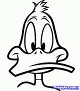 Daffy Duck Characters Draw Coloring Cartoon Drawing Drawings Easy Network Disney Pages Dragoart Bunny Popular Cute Choose Board Coloringhome sketch template