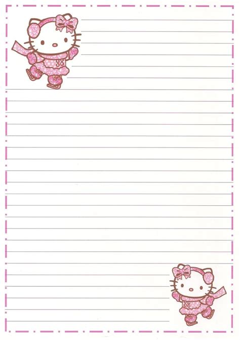 Hello Kitty Writing Cute Kawaii Resources