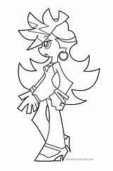 Panty Stocking Garterbelt Lineart Colouring sketch template