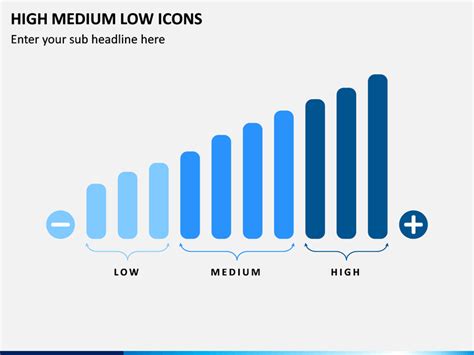 high medium  icons powerpoint template