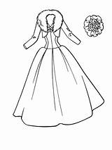 Dress Wedding Coloring Pages Color Clothing Sheets Printable Supercoloring Barbie Dresses Girls Lady sketch template