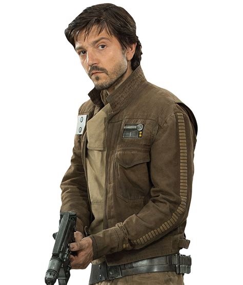 Star Wars Rogue One Captain Cassian Andor Brown Jacket