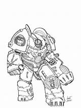 Warhammer 40k Terminator Imperial Saturnine Fist Armour Heresy Fists Horus sketch template