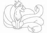 Ninetales Vulpix Acessar sketch template