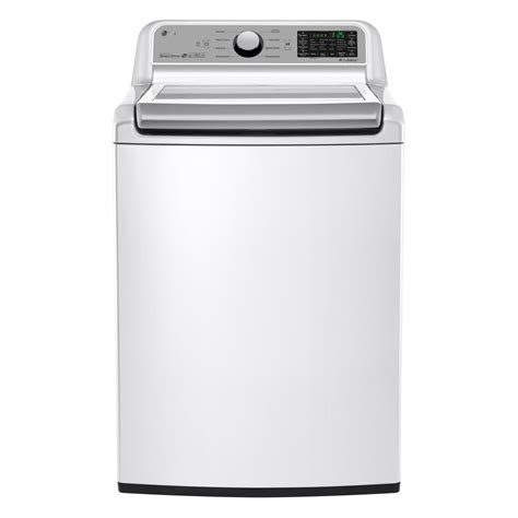 lg washing machine  cu ft top load washer  white energy star
