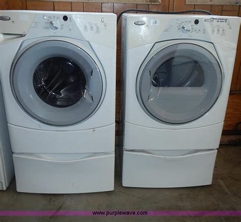 whirlpool front load duet sport washing machine  dryer