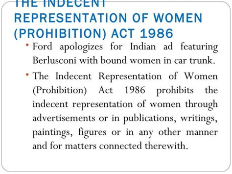 15 The Indecent Representation Of Women Prohibition Act 1986 Gp2 Ppt