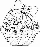 Easter Basket sketch template