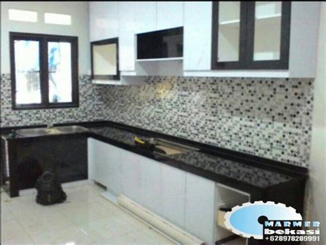 dinding meja dapur granit design rumah minimalisss