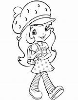Strawberry Shortcake Coloring Contents sketch template