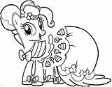Coloring Mlp Pinkie Gala Fluttershy Coloringhome sketch template