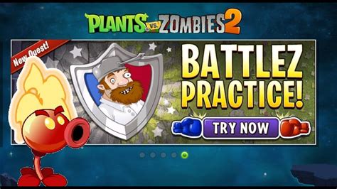 Plants Vs Zombies 2 Fire Peashooter Battlez Practice Room