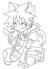 Len Lineart Anime Kagamine Deviantart Piko Line Boy Coloring Drawing Pages Color Base Sketch Chibi Drawings Think Linearts Ll Do sketch template