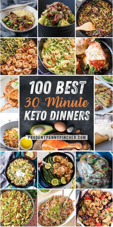 100 30 minute keto dinner recipes prudent penny pincher