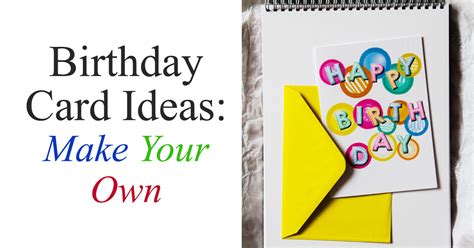 birthday card ideas designs  men women  kids creative