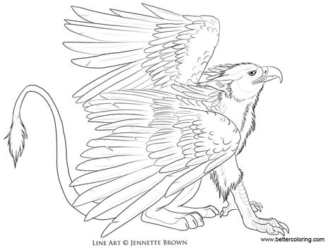 griffin coloring pages  print