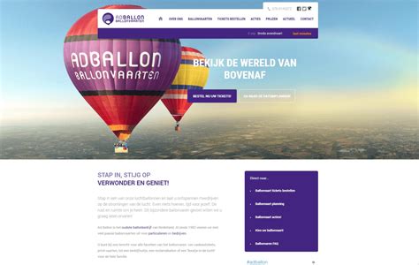 website ontwikkeling voor ad ballon uit breda