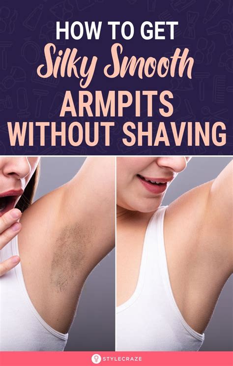 5 ways to get silky smooth armpits without shaving them in 2020