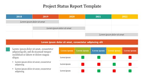 creative project status report  template google