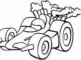 Formula Coloring Pages Car Race Getcolorings Racing Printable sketch template