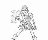 Astrid Coloring Pages Dragon Train Axe Hofferson Getdrawings Color Mario sketch template