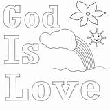God Coloring Pages Printable Colouring School Bible Kids Preschool Sunday Sheet Sheets Valentine Freecoloring Show Template Kid Crafts Everyone sketch template