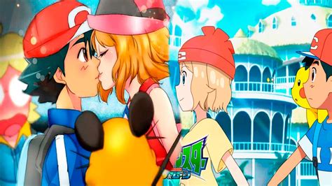 El Reencuentro De Ash Y Serena Despues Del Beso En Alola