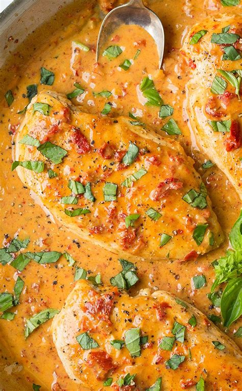 Sun Dried Tomato Chicken {creamy Sauce} Cooking Classy