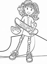 Coloring Pages Skateboard Groovy Girls Skateboarding Printable Kids Play Cartoon Kidsdrawing Popular Uploaded User sketch template