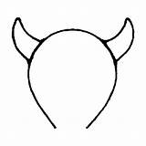 Horns sketch template