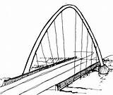 Bridge Arch Drawing Suspension Engineers Getdrawings sketch template