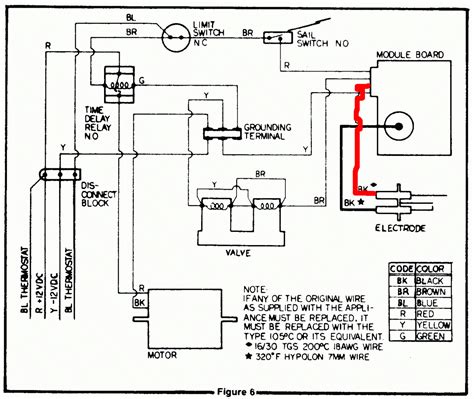 rv hot water heater wiring
