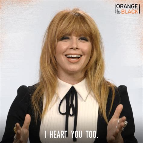 orange is the new black i heart you too by netflix find and share on giphy