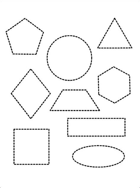 geometric shapes coloring page coloring pages shape