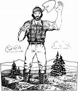 Paul Bunyan Coloring Pages Search Again Bar Case Looking Don Print Use Find Top sketch template