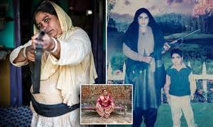 mother with rifle goes seeking justice for sex attack victims in india daily mail online