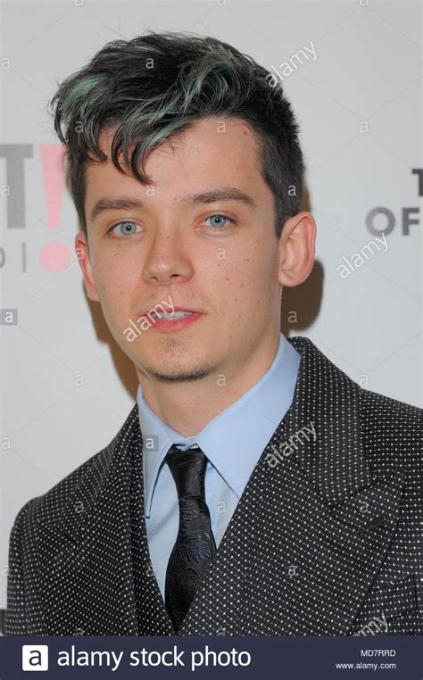 new york united states 17th apr 2018 asa butterfield